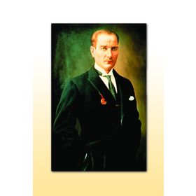 Cakatablo 5321 Mustafa Kemal Atatürk Portre 35x50 cm Ahşap Tablo