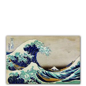 Cakatablo Buyuk Dalga Katsushika Hokusai 25x35 cm Ahşap Tablo