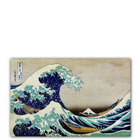 Cakatablo Buyuk Dalga Katsushika Hokusai 25x35 cm Ahşap Tablo