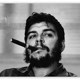 Cakatablo Che Guevara ve Purosu SB 25x35 cm Ahşap Tablo