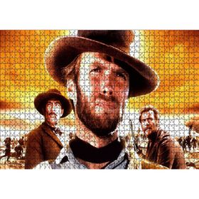 Cakatablo İyi Kötü Çirkin Clint Eastwood 1000 Parça Puzzle