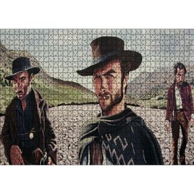 Cakatablo İyi Kötü Çirkin Karikatürize 1000 Parça Puzzle