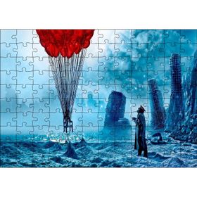 Cakatablo Kıyamet Sonrası Romantik Kırmızı Balonlar 120 Parça Puzzle