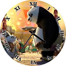 Cakatablo Kung Fu Panda Tatili Duvar Saati