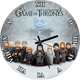 Cakatablo Marcin Otreba'dan Lego Game of Thrones Görseli Duvar Saati