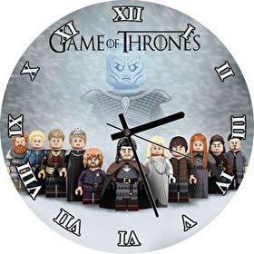 Cakatablo Marcin Otreba'dan Lego Game of Thrones Görseli Duvar Saati