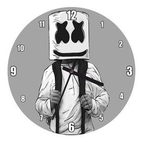 Cakatablo Marshmello Animasyon Görseli Duvar Saati