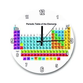 Cakatablo Mendeleev Kimya Periyodik Tablo 25x35 cm Ahşap Tablo