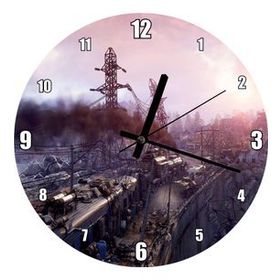 Cakatablo Metro Exodus Buharlı Tren ve Harabe Şehir Duvar Saati