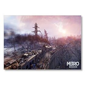Cakatablo Metro Exodus Buharlı Tren ve Harabe Şehir Duvar Saati