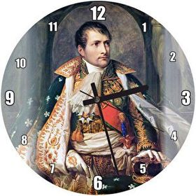 Cakatablo Napoleon Bonaparte Tahtta Tacı Duvar Saati