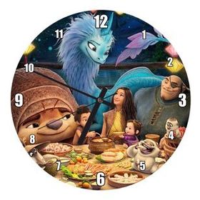 Cakatablo Raya Ve Son Ejderha Tanrısı Film Görseli Duvar Saati