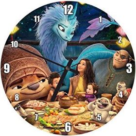 Cakatablo Raya Ve Son Ejderha Tanrısı Film Görseli Duvar Saati