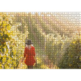 Cakatablo Şarap Üreticisi Kadın Üzüm Bağlarında Görsel 1000 Parça Puzzle