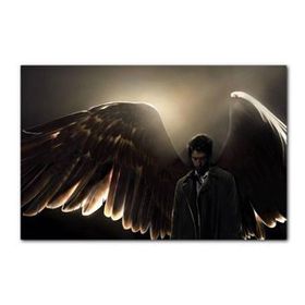 Cakatablo Supernatural Melek Kanatları 25x35 cm Ahşap Tablo