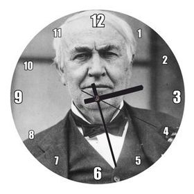 Cakatablo Thomas Edison Papyon Takım Elbise Duvar Saati