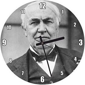 Cakatablo Thomas Edison Papyon Takım Elbise Duvar Saati