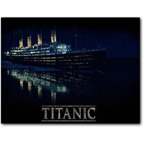 Cakatablo Titanic Gece ve Işıklar 1000 Parça Puzzle