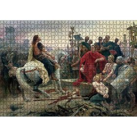 Cakatablo Vercingetorix Jül Sezar'a Meydan Okuyor 1000 Parça Puzzle