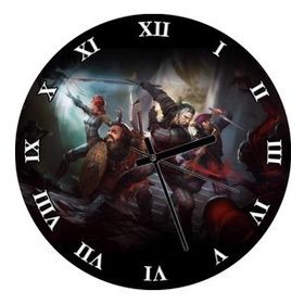 Cakatablo Witcher Macera Oyunu Görseli Duvar Saati