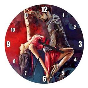 Cakatablo Yağlı Boya Resmi Son Tango Görseli Duvar Saati
