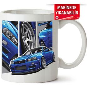 Çakılap Gtr R34 Baskılı Kupa Bardak