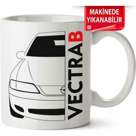 Çakılap Opel Vectra B Baskılı Porselen Kupa Bardak