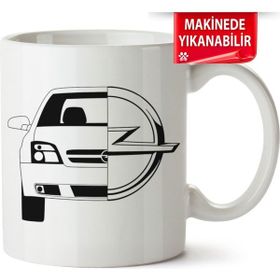 Çakılap Opel Vectra C Baskılı Porselen Kupa Bardak