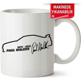 Çakılap Paul Walker Baskılı Porselen Kupa Bardak