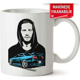 Çakılap Paul Walker Baskılı Porselen Kupa Bardak