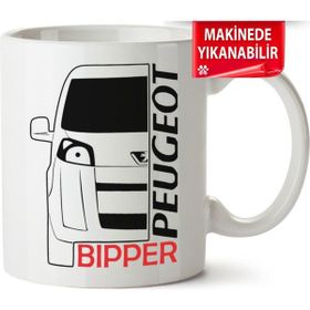 Çakılap Peugeot Bipper Baskılı Porselen Kupa Bardak