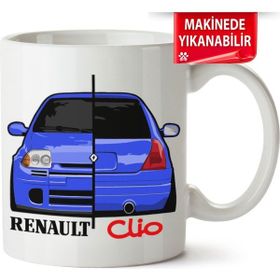 Çakılap Renault Clio 1 Baskılı Kupa Bardak