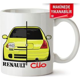 Çakılap Renault Clio 1 Baskılı Kupa Bardak