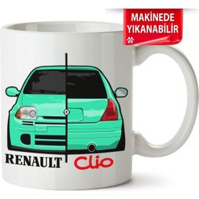 Çakılap Renault Clio 1 Baskılı Kupa Bardak