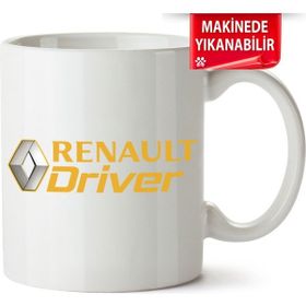 Çakılap Renault Driver Baskılı Porselen Kupa Bardak