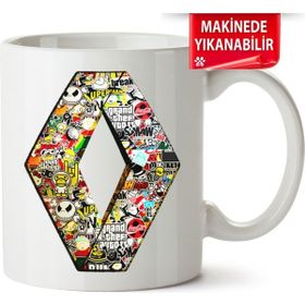 Çakılap Renault Logo Baskılı Kupa Bardak