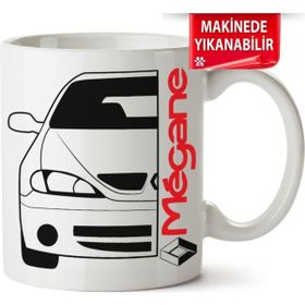 Çakılap Renault Megane 1 Baskılı Porselen Kupa Bardak