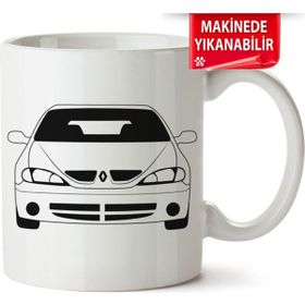 Çakılap Renault Megane 1 Baskılı Porselen Kupa Bardak