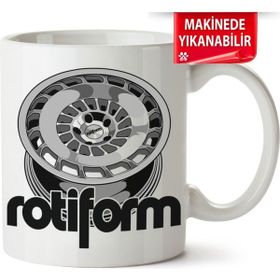 Çakılap Rotiform Baskılı Porselen Kupa Bardak