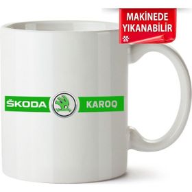 Çakılap Skoda Karoq Logo Baskılı Kupa Bardak