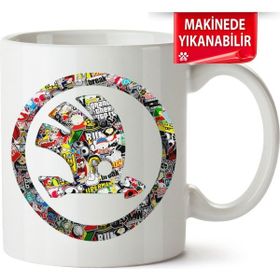 Çakılap Skoda Logo Baskılı Kupa Bardak