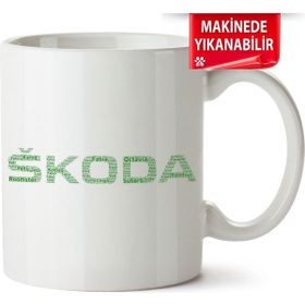 Çakılap Skoda Logo Baskılı Kupa Bardak
