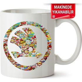 Çakılap Skoda Logo Baskılı Kupa Bardak