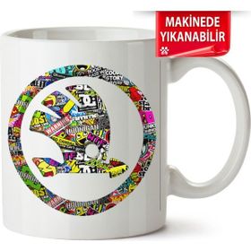 Çakılap Skoda Logo Baskılı Kupa Bardak