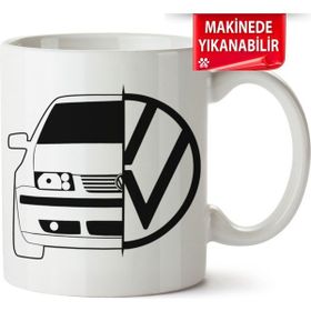 Çakılap Vw Bora Baskılı Porselen Kupa Bardak