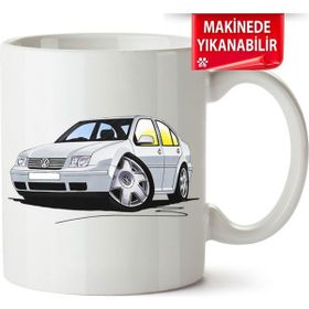 Çakılap Vw Bora Baskılı Porselen Kupa Bardak