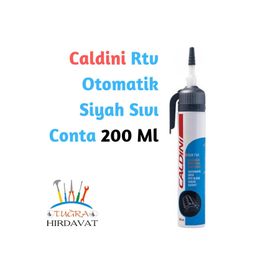 Caldini 200 ml Rtv Otomatik Siyah Sıvı Conta