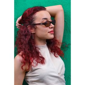 Caldini CS012 Kahverengi Kemik Polarize Retro Kadın Güneş Gözlüğü