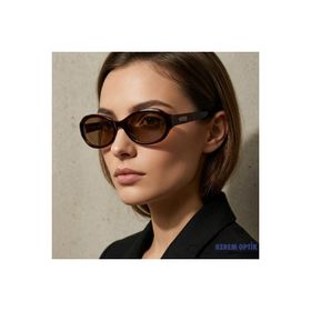 Caldini CS012 Kahverengi Kemik Polarize Retro Kadın Güneş Gözlüğü