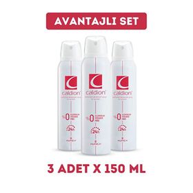 Caldion 3'lü Caldion Kadın Deodorant Seti